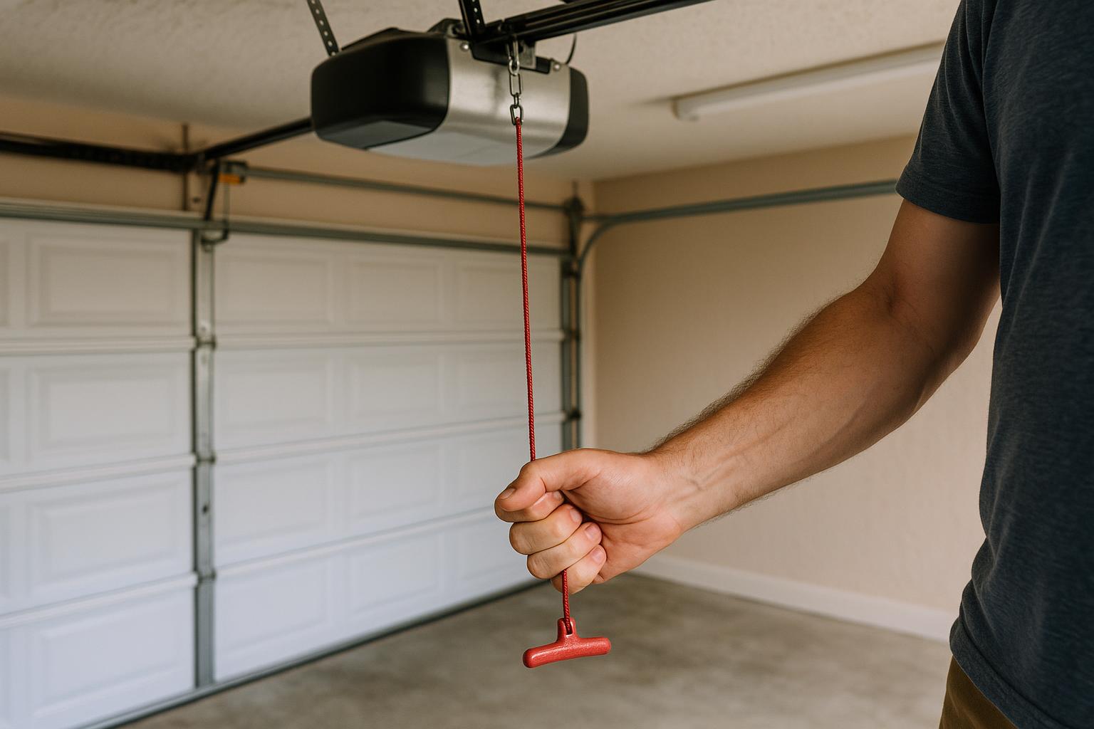 What to Do When Your Garage Door Won't Open in a Power Outage